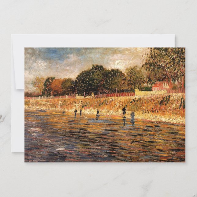 Orillas del Sena de Vincent van Gogh (Anverso)