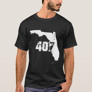 Orlando Florida 407 código de área T camiseta