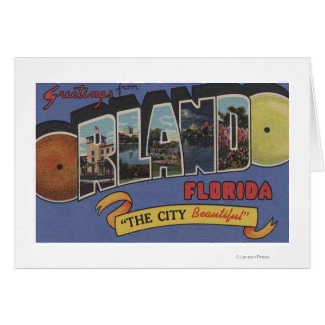 Orlando, Florida - Grandes Escenas de letras (Anverso (Horizontal))