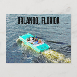 ORLANDO. TARJETAS POSTIBLES DE TAXI DE BARCO AMPHI