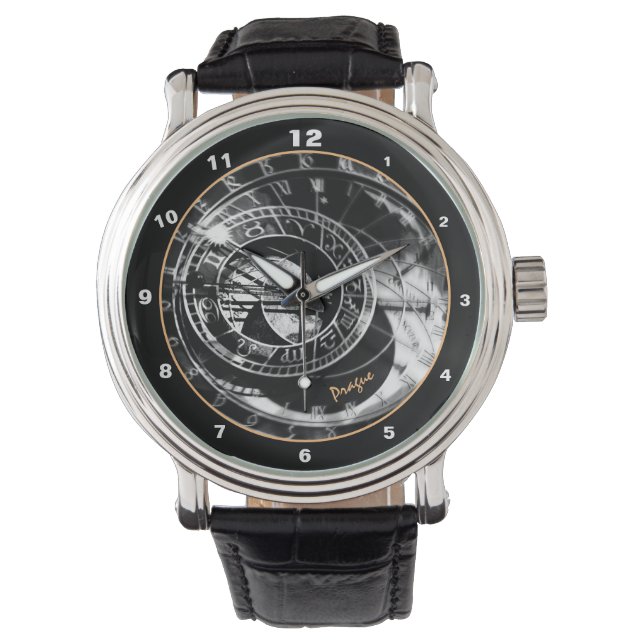 Orloj Mágico de Praga y Reloj Astronómico Sin Tiem (Anverso)