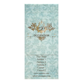 Ornamental barroco - tarjeta del promo del aviador