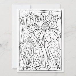 OrnaMENTAL's Wonder Ants and Flowers colorean tu p