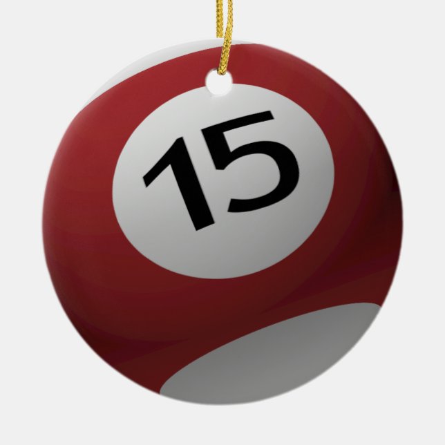 ORNAMENTO 15 (QUINCE) DEL NAVIDAD DE LA BOLA DE (Frente)