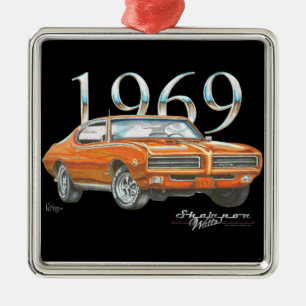Ornamento 1969 del navidad del juez de Pontiac GTO