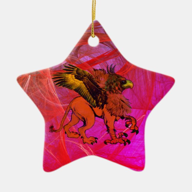 Ornamento #1 de la estrella del grifo (Frente)