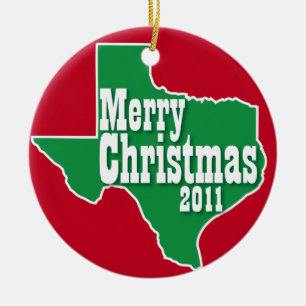 Ornamento 2011 del navidad del estilo de Tejas