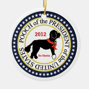 Ornamento 2012 del día de fiesta de BO Obama