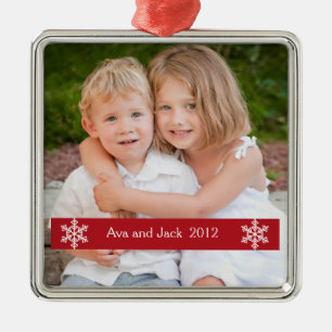 Ornamento 2012 del recuerdo de la foto del navidad
