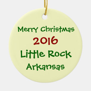 ORNAMENTO 2016 DE LAS FELICES NAVIDAD DE LITTLE