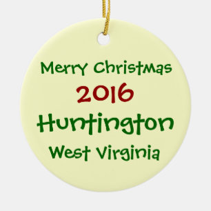 ORNAMENTO 2016 DEL NAVIDAD DE HUNTINGTON VIRGINIA