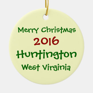 ORNAMENTO 2016 DEL NAVIDAD DE HUNTINGTON VIRGINIA