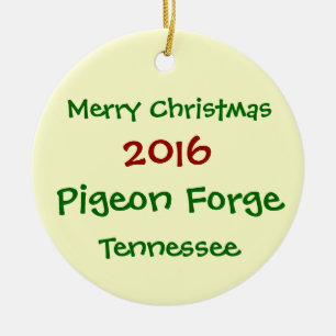 ORNAMENTO 2016 del NAVIDAD de Pigeon Forge