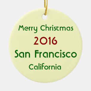 ORNAMENTO 2016 DEL NAVIDAD DE SAN FRANCISCO