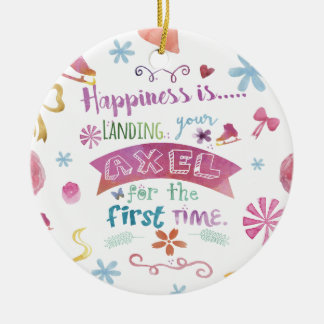 Ornamento 2016 personalizados del patinaje