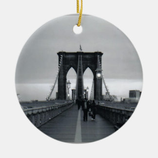 Ornamento 2 de la foto del puente de Brooklyn