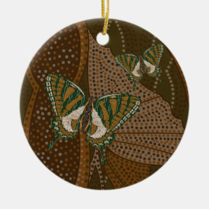 Ornamento aborigen de la cola de cereal