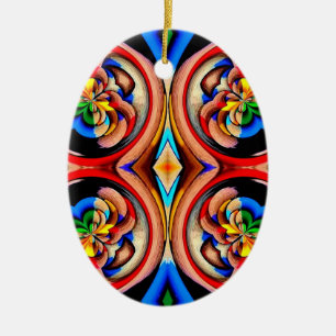 Ornamento abstracto de los movimientos de arco iri