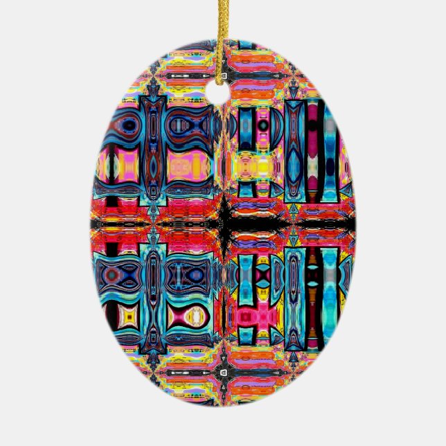 Ornamento abstracto multicolor (Frente)