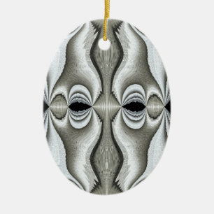Ornamento abstracto negro y blanco 2