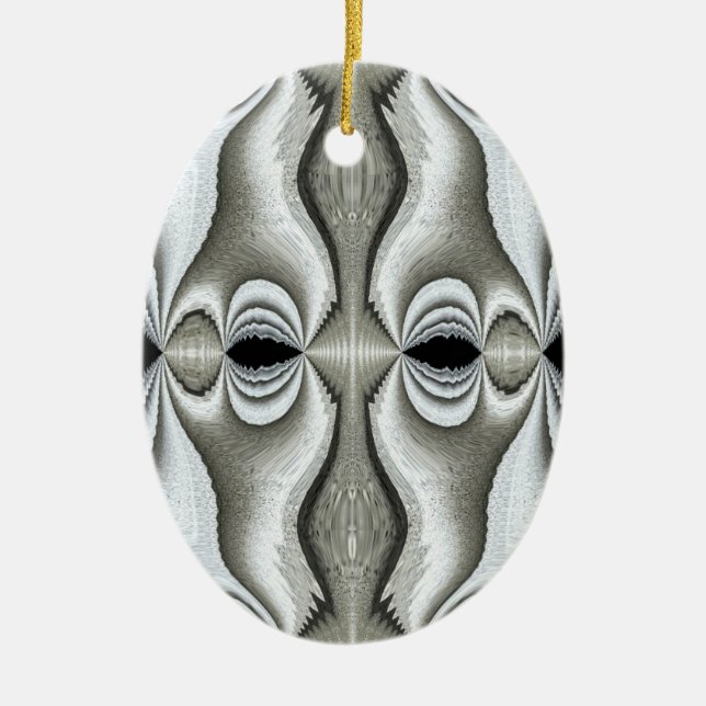 Ornamento abstracto negro y blanco 2 (Frente)