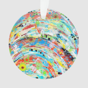 Ornamento acrílico carrusel