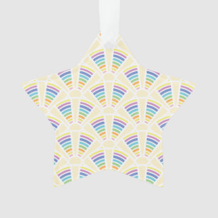 Ornamento acrílico de arcos claros