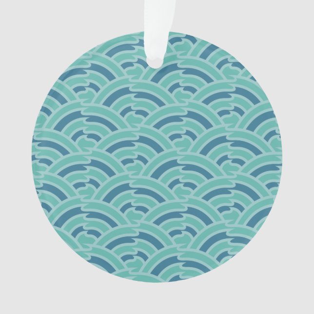 Ornamento acrílico de arcos de agua (Anverso)