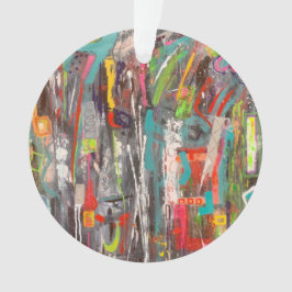 Ornamento acrílico de caída