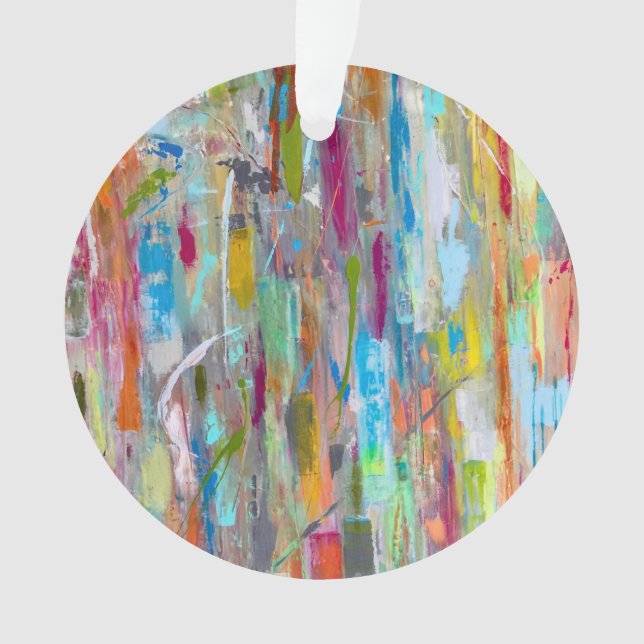 Ornamento acrílico de caos cósmico (Anverso)