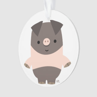 Ornamento acrílico de cerdo Personalizado fuerte