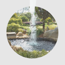 Ornamento acrílico de compromiso