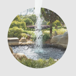 Ornamento acrílico de compromiso