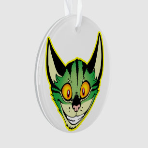 Ornamento acrílico de gato Personalizado fluoresce