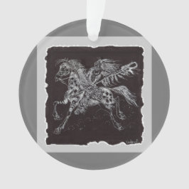 Ornamento acrílico de Guerrero Místico