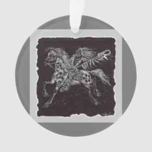 Ornamento acrílico de Guerrero Místico