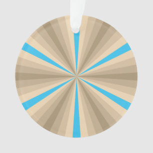 Ornamento acrílico de ilusión de verano