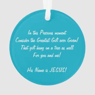 Ornamento acrílico de la era de la vida