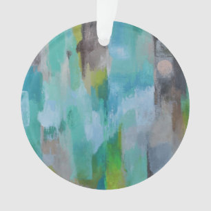 Ornamento acrílico de la Luna de Plata