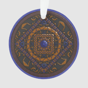 Ornamento acrílico de Libra Mandala
