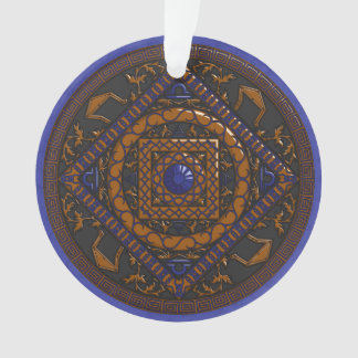 Ornamento acrílico de Libra Mandala