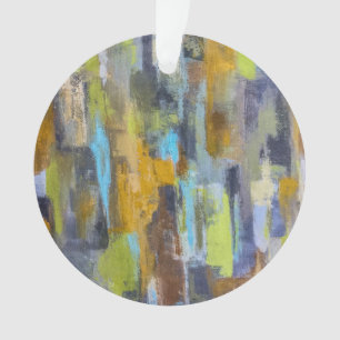 Ornamento acrílico de lluvia otoñal