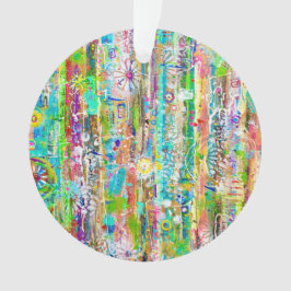 Ornamento acrílico de los días soleados