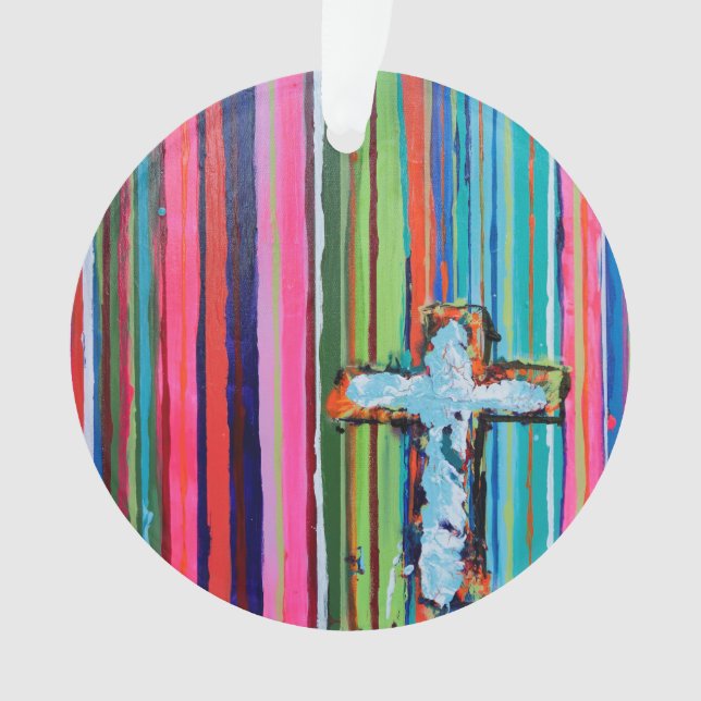 Ornamento acrílico de Micah (Anverso)