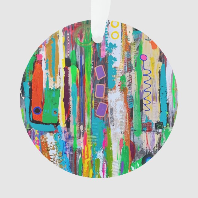 Ornamento acrílico de Rocket Man (Anverso)