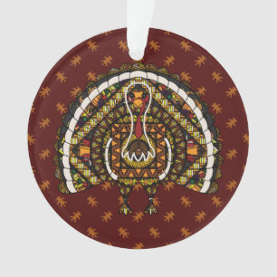 Ornamento acrílico de Turquía otoño