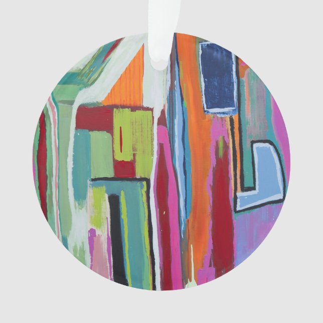 Ornamento acrílico de viaje de tiempo (Anverso)