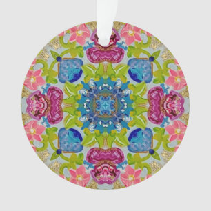 Ornamento acrílico de vidrio con mango de varios c