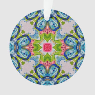 Ornamento acrílico de vidrio con mango de varios c