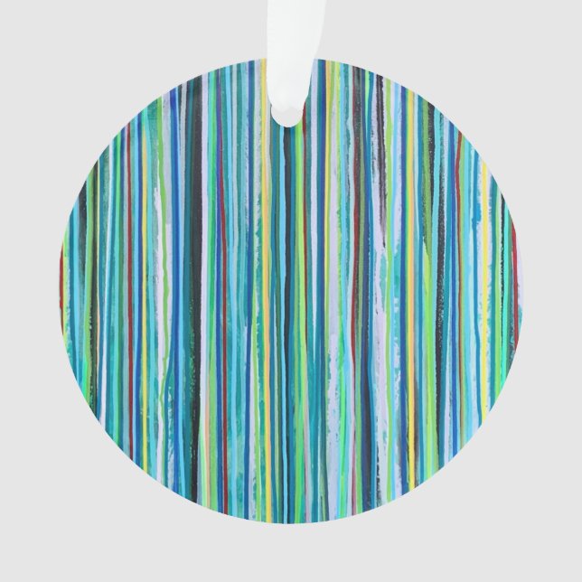 Ornamento acrílico del agua en disminución (Anverso)